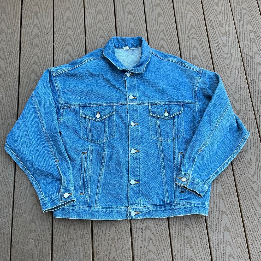 Vintage 90s "Always Coca Cola" Denim Trucker Jean Jacket Mens XL Made in USA